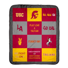  Patchwork Sherpa Throw Blanket