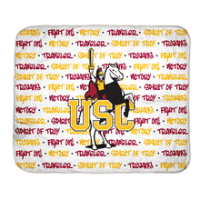  Trojan Spirit Sherpa Throw Blanket