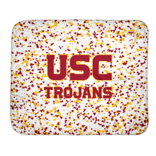  USC Splatter Sherpa Throw Blanket