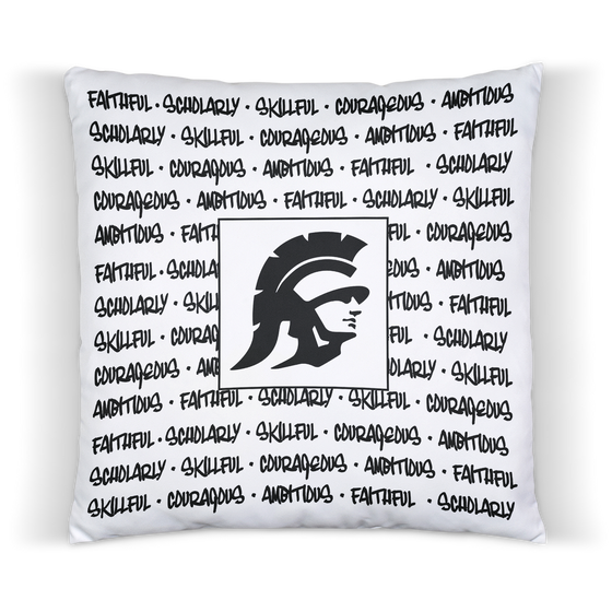 Traits of a Trojan Throw Pillow