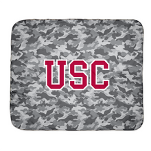  Camouflage Sherpa Throw Blanket